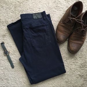 Men’s Dark Blue Chino Pants